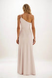 Sheath-Column Maxi Luxe Satin Dress CB084CS - COCOMELODY