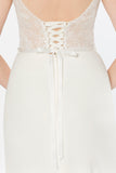 Ribbons Wedding Sash With Imitation Pearl CC0078 - COCOMELODY