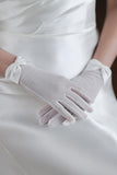 Fingertips Wrist Length Polyester Wedding Gloves CD0096 - COCOMELODY
