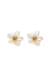 Alloy Earrings with Pearl CE0129 - COCOMELODY