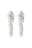 Copper Alloy Earrings with Zircon CE0132 - COCOMELODY