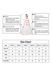 A-Line Midi Dot Print Flower Girl Dress CF0380 - COCOMELODY