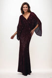 Sheath-Column Maxi Sequined Wedding Guest Dress CG0284 - COCOMELODY