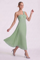 A-Line Ankle Length Chiffon Wedding Guest Dress CG0324