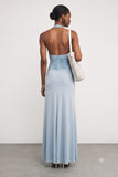 Sheath-Column Maxi Elastic Cloth Stretch Mesh Wedding Guest Dress CG0331