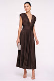 A-Line Ankle Length Silk-Like Wedding Guest Dress CG0350