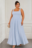 A-Line Maxi Chiffon Wedding Guest Dress CG0358
