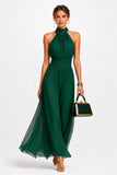 A-Line Maxi Chiffon Wedding Guest Dress CG0379