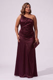 Sheath-Column Floor Length Stretch Satin Wedding Guest Dress CG0382