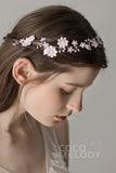 Alloy Headbands with Flower and Crystals CH0209 - COCOMELODY