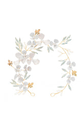 Alloy Headbands with Pearl Rhinestone CH0374 - COCOMELODY