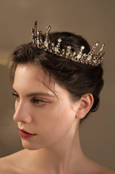 Alloy Tiaras with Rhinestone CH0400 - COCOMELODY