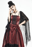 Black Lace Wedding Shawl with Tassel CJ0095 - COCOMELODY