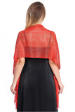 Polyester Shawl with Tassels CJ0102 - COCOMELODY