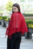 Lace Shawl with Tassels CJ0107 - COCOMELODY