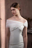 Tulle Shawl with Clasp CJ0117 - COCOMELODY