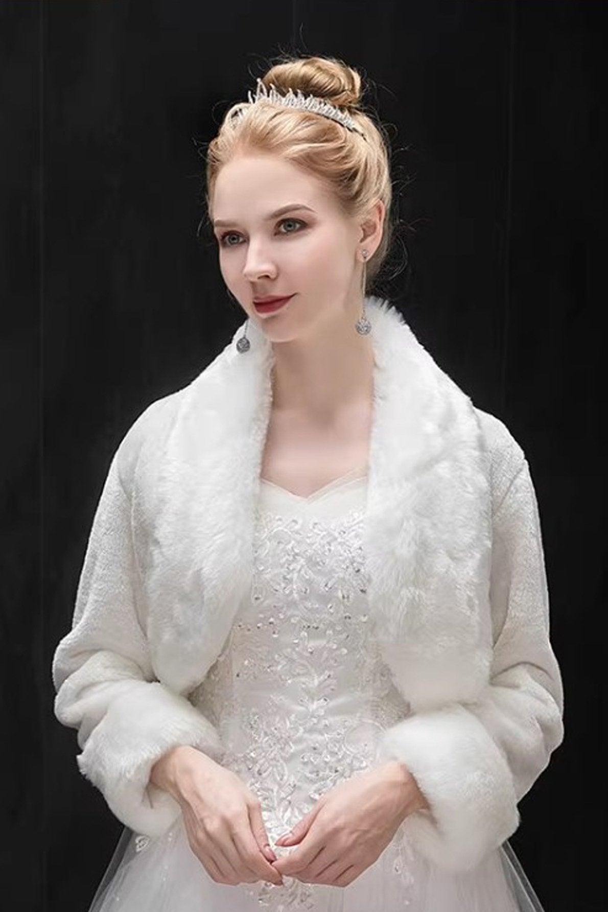 Faux Fur Shawl with CJ0131 - COCOMELODY