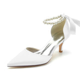 Stiletto Heel 6cm Silk-Like Shoes CK0204 - COCOMELODY