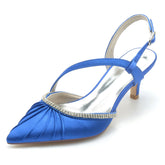 Stiletto Heel 6cm Silk-Like Shoes CK0205 - COCOMELODY