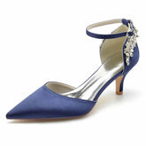 Stiletto Heel 6cm Silk-Like Shoes CK0209 - COCOMELODY