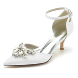 Stiletto Heel 6cm Silk-Like Shoes CK0211 - COCOMELODY
