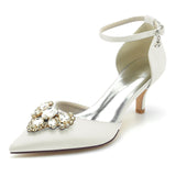 Stiletto Heel 6cm Silk-Like Shoes CK0212 - COCOMELODY