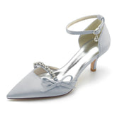 Stiletto Heel 6cm Silk-Like Shoes CK0213 - COCOMELODY