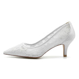 Stiletto Heel 6cm Lace Shoes CK0217 - COCOMELODY