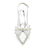 Stiletto Heel 6cm Silk-Like Shoes CK0218 - COCOMELODY