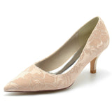 Stiletto Heel 6cm Lace Shoes CK0220 - COCOMELODY