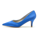 Stiletto Heel 6cm Silk-Like Shoes CK0222 - COCOMELODY