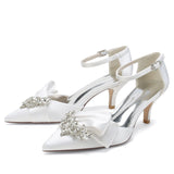 Stiletto Heel 6cm Silk-Like Shoes CK0227 - COCOMELODY