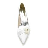 Stiletto Heel 6cm Silk-Like Shoes CK0232 - COCOMELODY