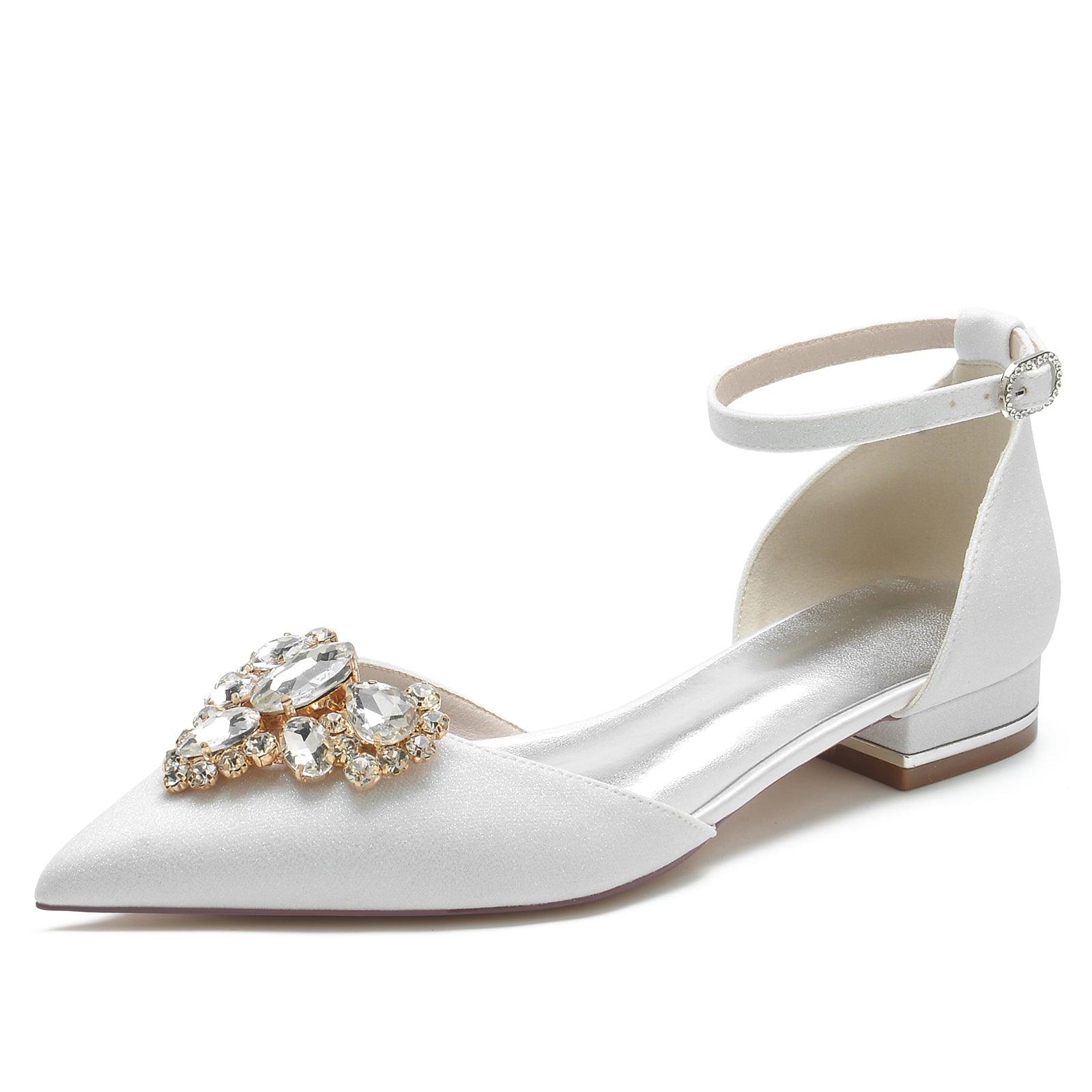 Flat Heel 2.5cm Glitter Shoes CK0241 - COCOMELODY