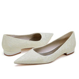 Flat Heel 2.5cm Lace Shoes CK0242 - COCOMELODY