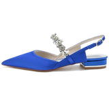 Flat Heel 2.5cm Silk-Like Shoes CK0262 - COCOMELODY