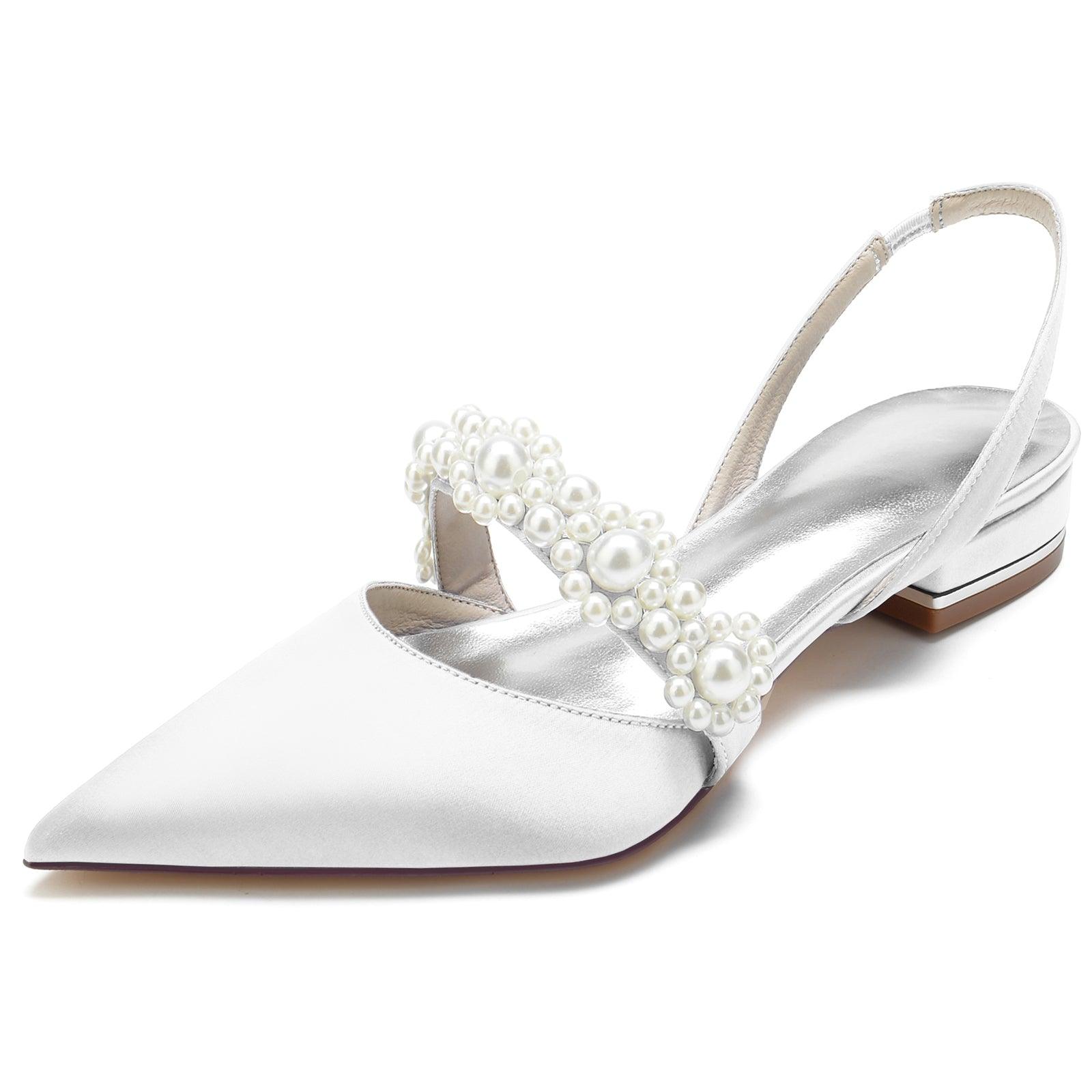 Flat Heel 2.5cm Silk-Like Shoes CK0271 - COCOMELODY