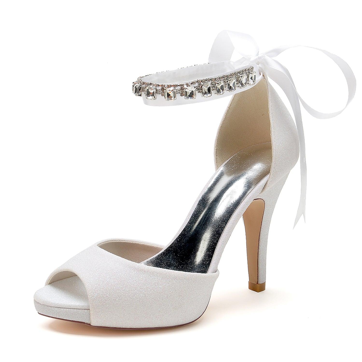 Stiletto Heel 10cm Glitter Shoes CK0354 - COCOMELODY