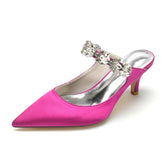 Stiletto Heel 6cm Silk-Like Shoes CK0360 - COCOMELODY