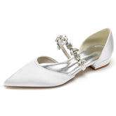 Flat Heel 2.5cm Silk-Like Shoes CK0363 - COCOMELODY