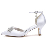 Stiletto Heel 6cm Silk-Like Shoes CK0422 - COCOMELODY