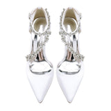 Stiletto Heel 6cm Silk-Like Shoes CK0425 - COCOMELODY