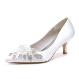 Stiletto Heel 6cm Silk-Like Shoes CK0426 - COCOMELODY
