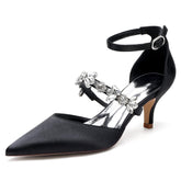 Stiletto Heel 6cm Silk-Like Shoes CK0482 - COCOMELODY