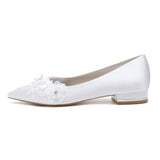Flat Heel 2.5cm Silk-Like Shoes CK0483 - COCOMELODY