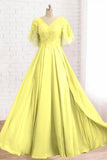 A-Line Floor Length Chiffon Mother Dress CM0079 - COCOMELODY