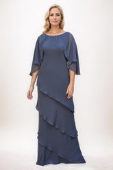 A-Line Maxi Chiffon Mother Dress CM0237 - COCOMELODY