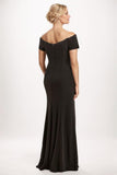 Trumpet-Mermaid Maxi Elastic Cloth Mother Dress CM0240 - COCOMELODY