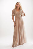 A-Line Maxi Chiffon Mother Dress CM0246 - COCOMELODY