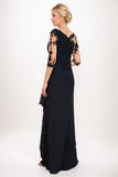 Sheath-Column Maxi Chiffon Mother Dress CM0247 - COCOMELODY